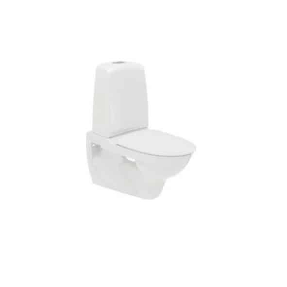Vägghängd Toalettstol Spira 6293 Rimfree från Ifö är en elegant toalett med synlig cistern som är tillverkad i porslin. Denna toalett saknar spolkant vilket gör att smuts och bakterier inte har någonstans att gömma sig. Detta innebär att den blir mer lättstädad och hygienisk. Toalettstolens stilrena och moderna designen gör att den passar in i de flesta badrum.
